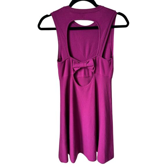 RED Valentino Fuchsia Knit Mini Sleeveless Dress Size XS Designer MadeinItaly - Picture 4 of 9